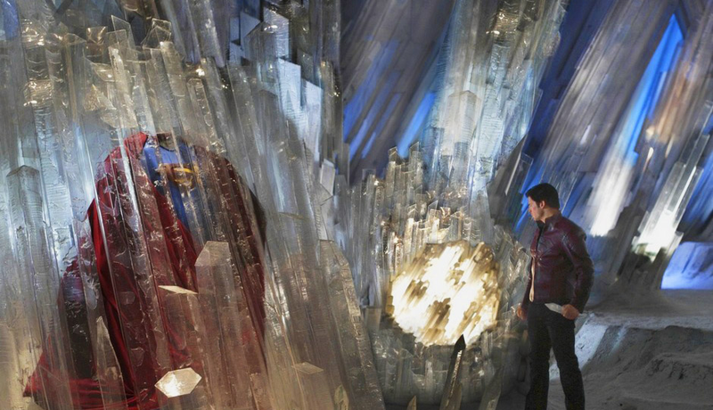 Illustration for article titled A Celebration of Superheroes Staring at Costumes in Fancy Display Cases